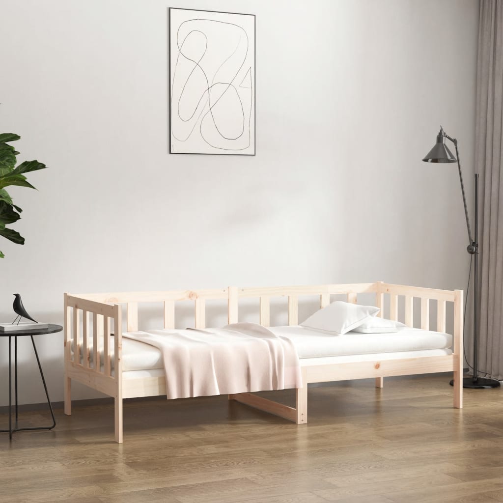 Dormeuse senza Materasso 80x200 cm in Legno Massello di Pino - homemem39