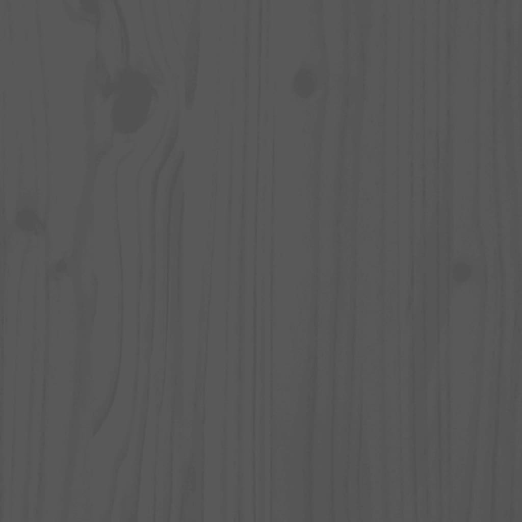 Giroletto Grigio 75x190 cm Small Single Legno Massello di Pino - homemem39