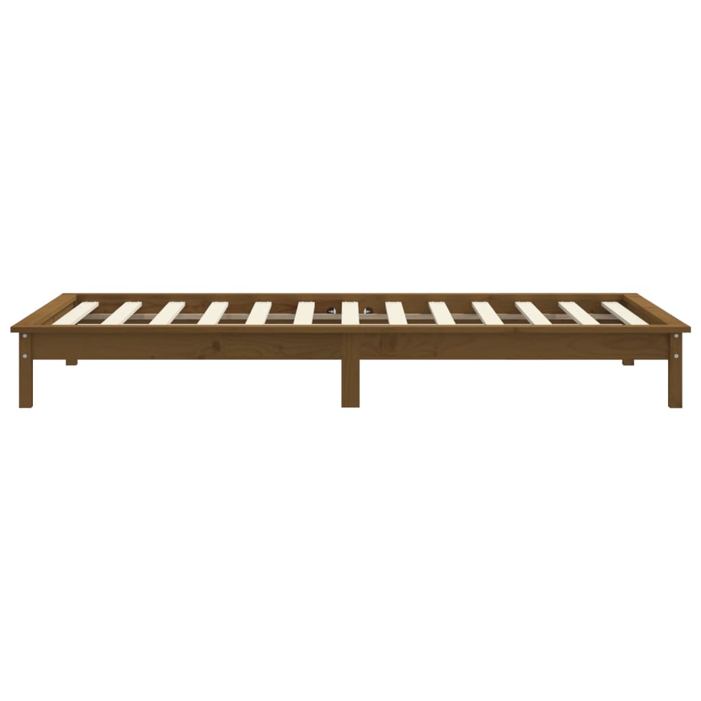 Giroletto senza Materasso Ambra Small Single in Legno Massello - homemem39