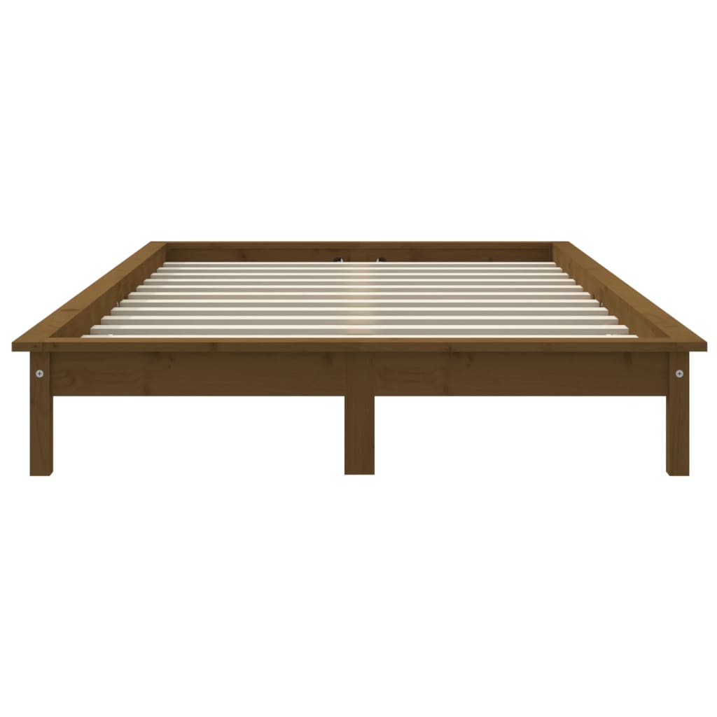 Giroletto senza Materasso Ambra 140x190 in Legno Massello - homemem39