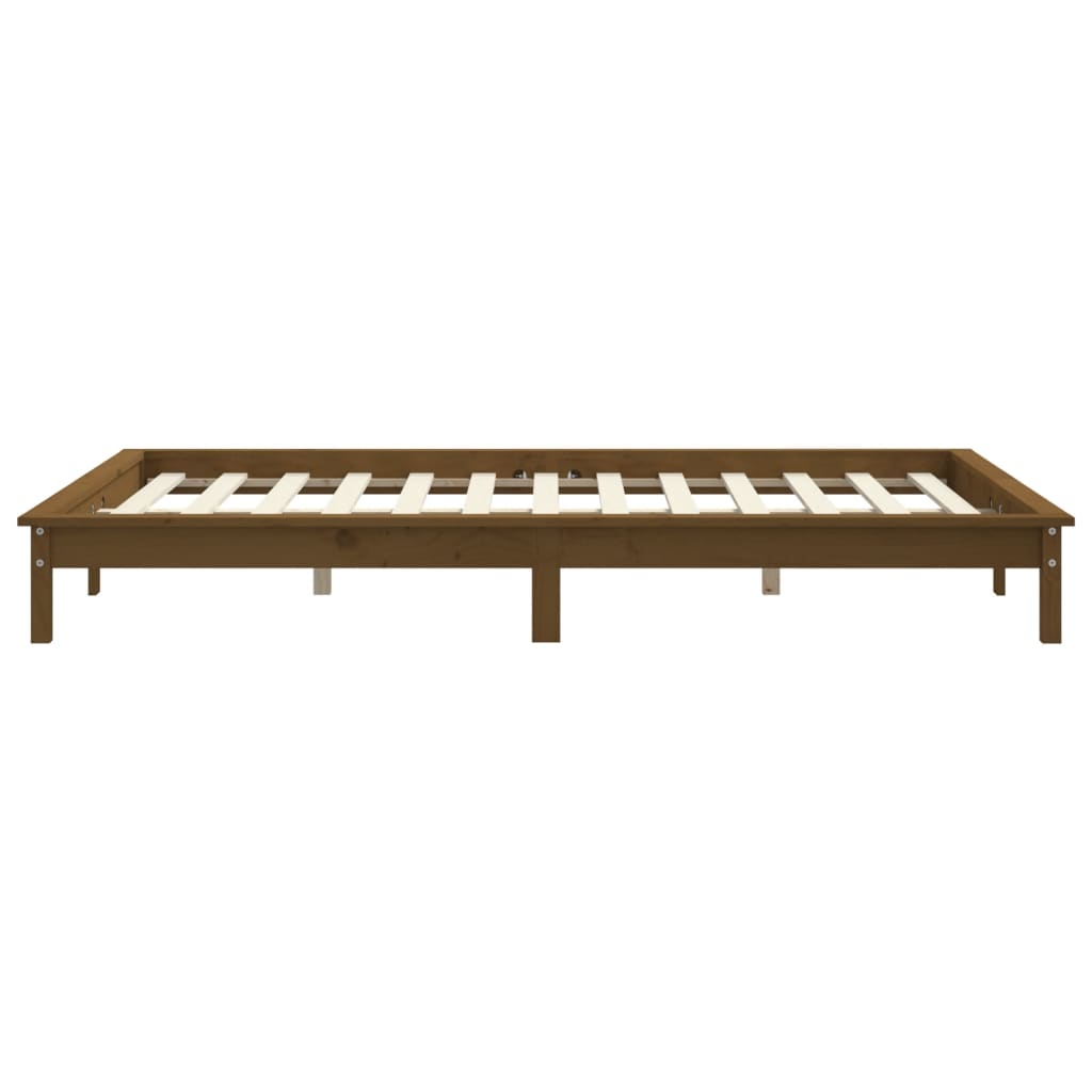 Giroletto senza Materasso Ambra 140x190 in Legno Massello - homemem39