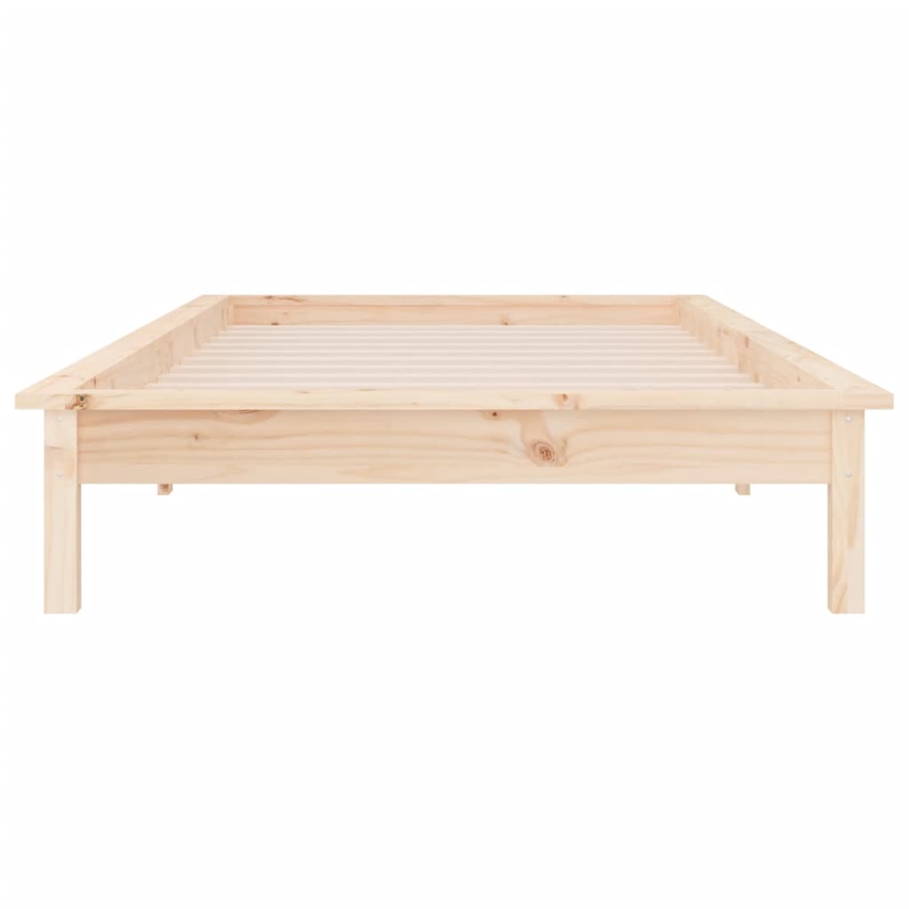 Giroletto con LED 90x200 cm in Legno Massello - homemem39
