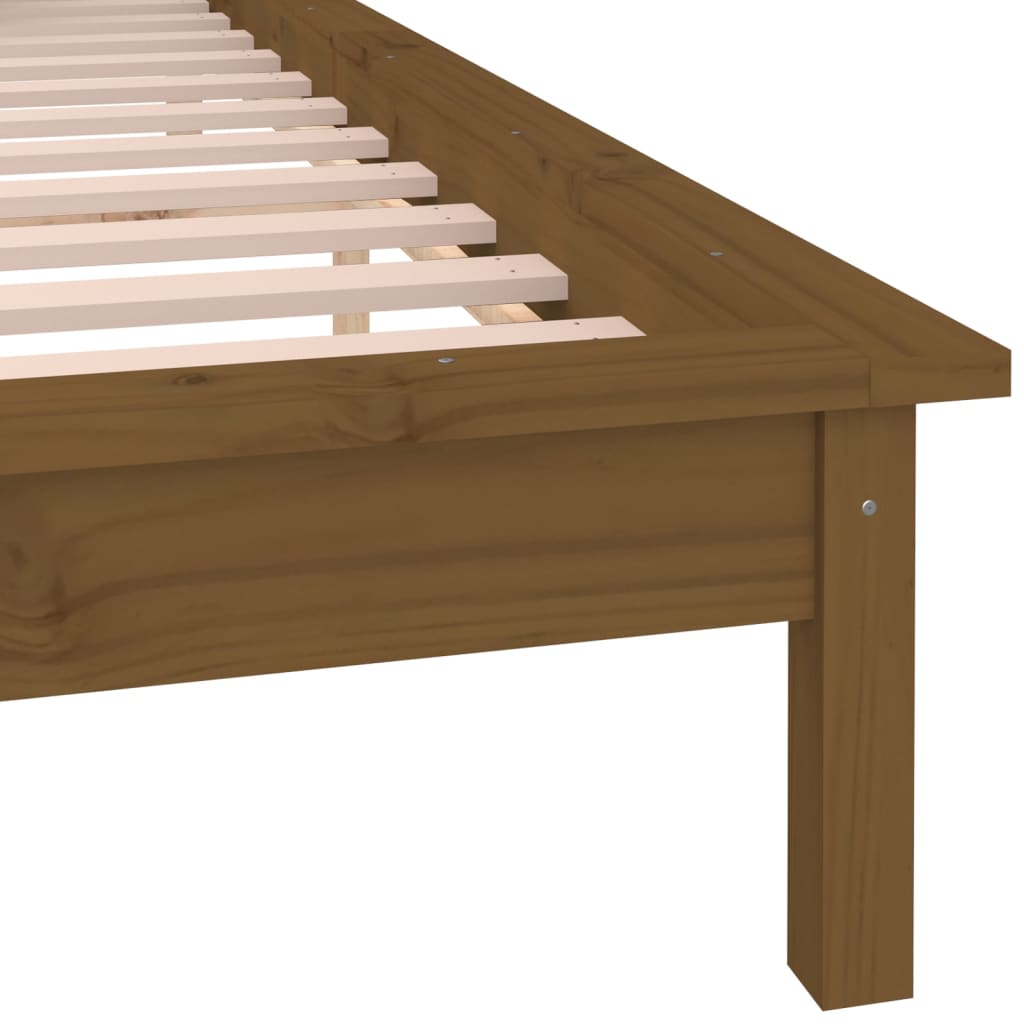 Giroletto con LED senza Materasso Ambra 200x200 Legno Massello - homemem39