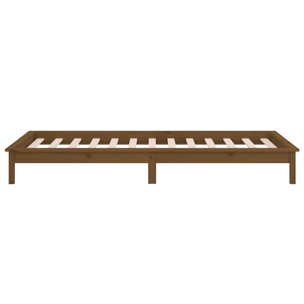 Giroletto LED Ambra 75x190 cm Small Single in Legno Massello - homemem39