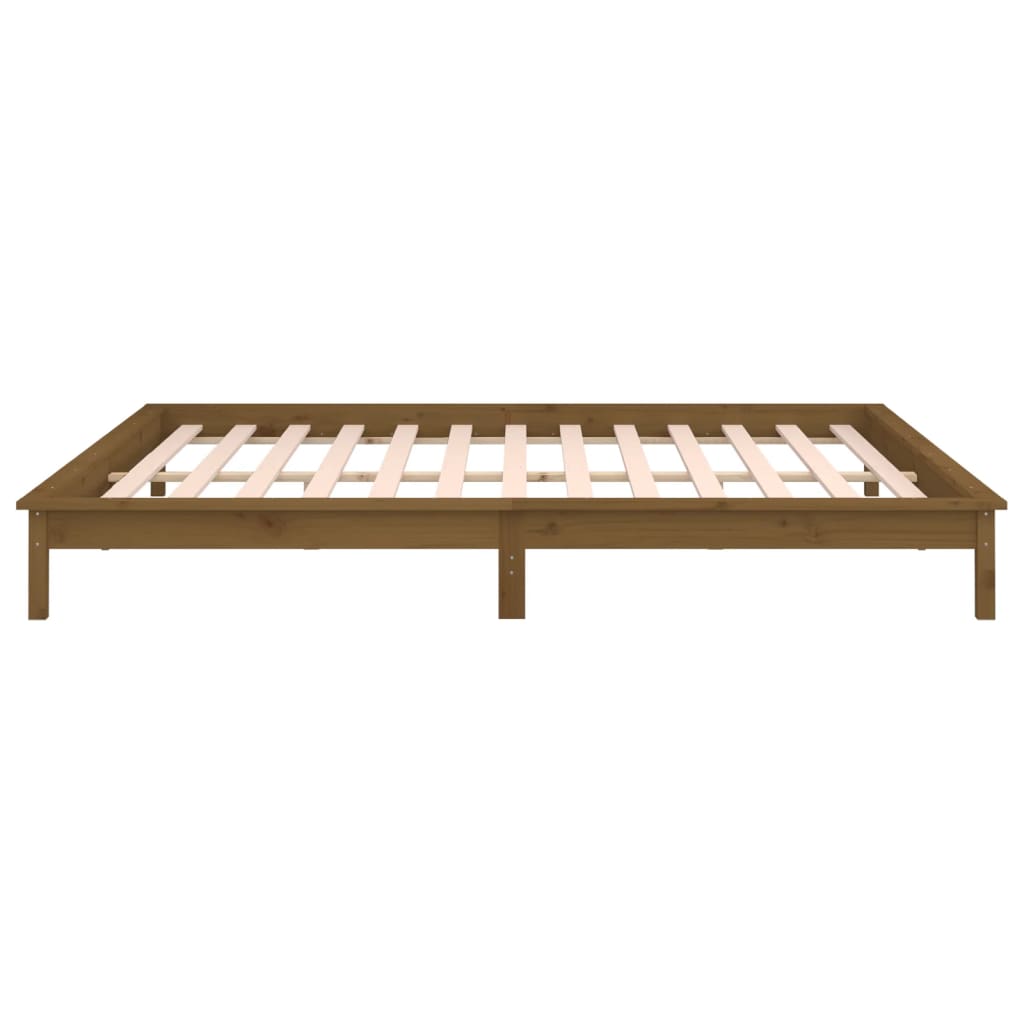 Giroletto LED Ambra 120x190 cm Small Double Legno Massello - homemem39
