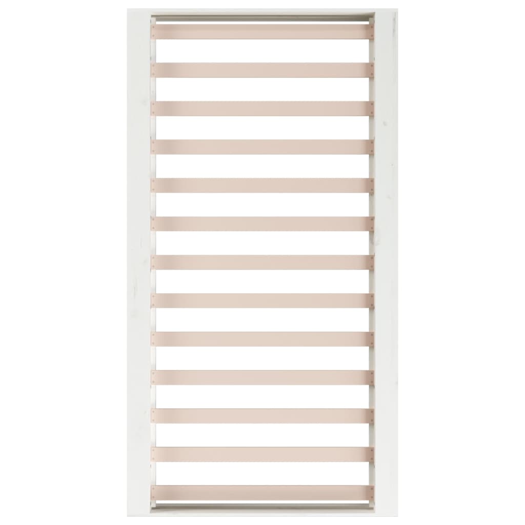 Giroletto Bianco 90x200 cm in Legno Massello - homemem39