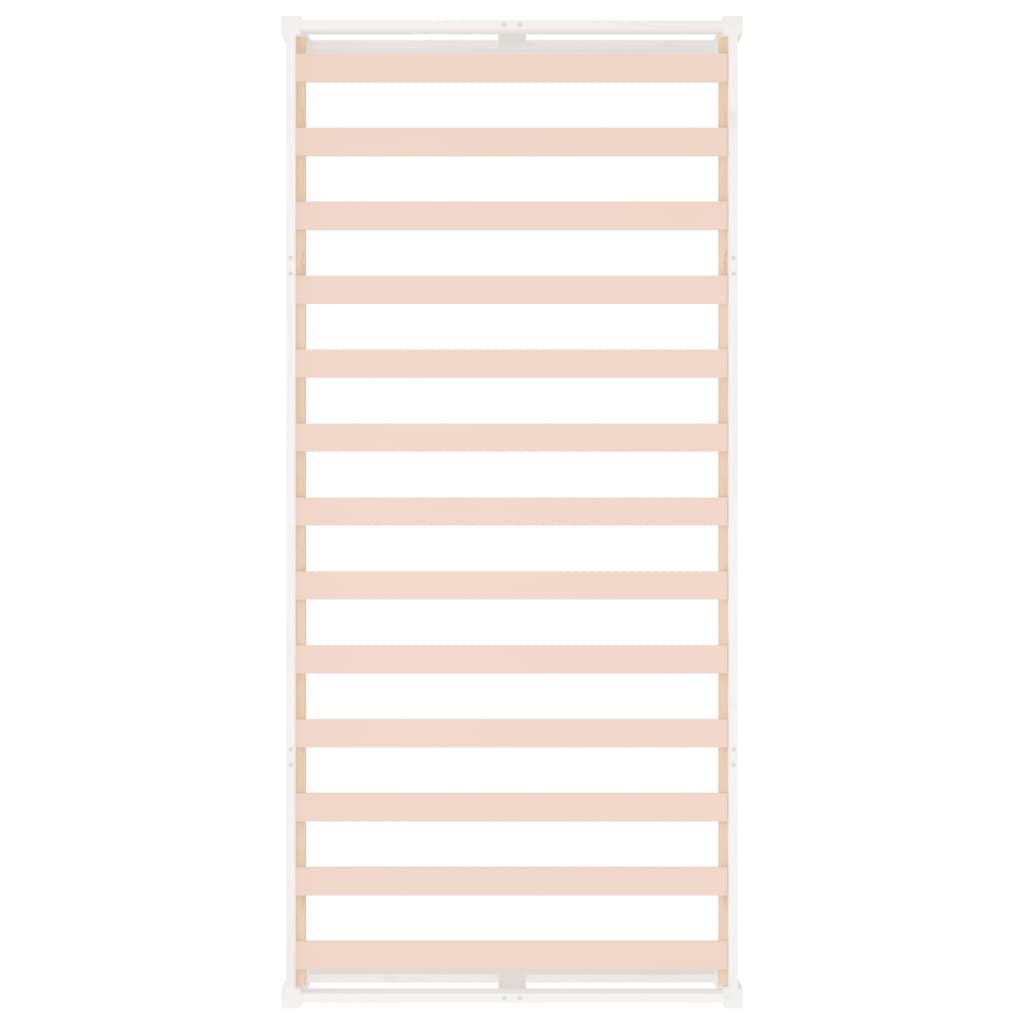 Giroletto Bianco 90x200 cm in Legno Massello - homemem39