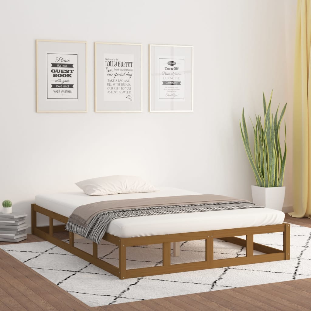 Giroletto Marrone Ambra 120x200 cm in Legno Massello - homemem39
