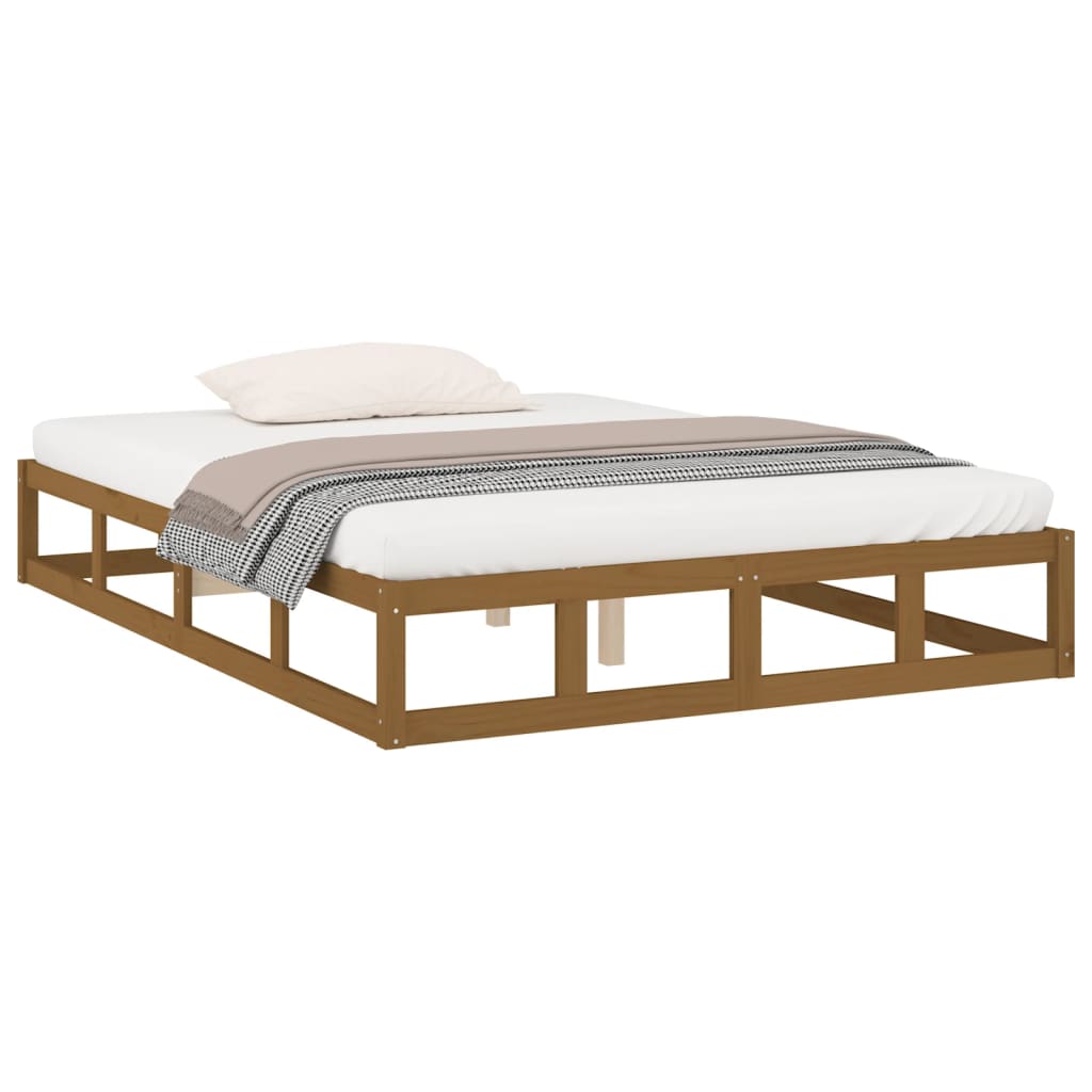 Giroletto senza Materasso Ambra 200x200 Legno Massello - homemem39