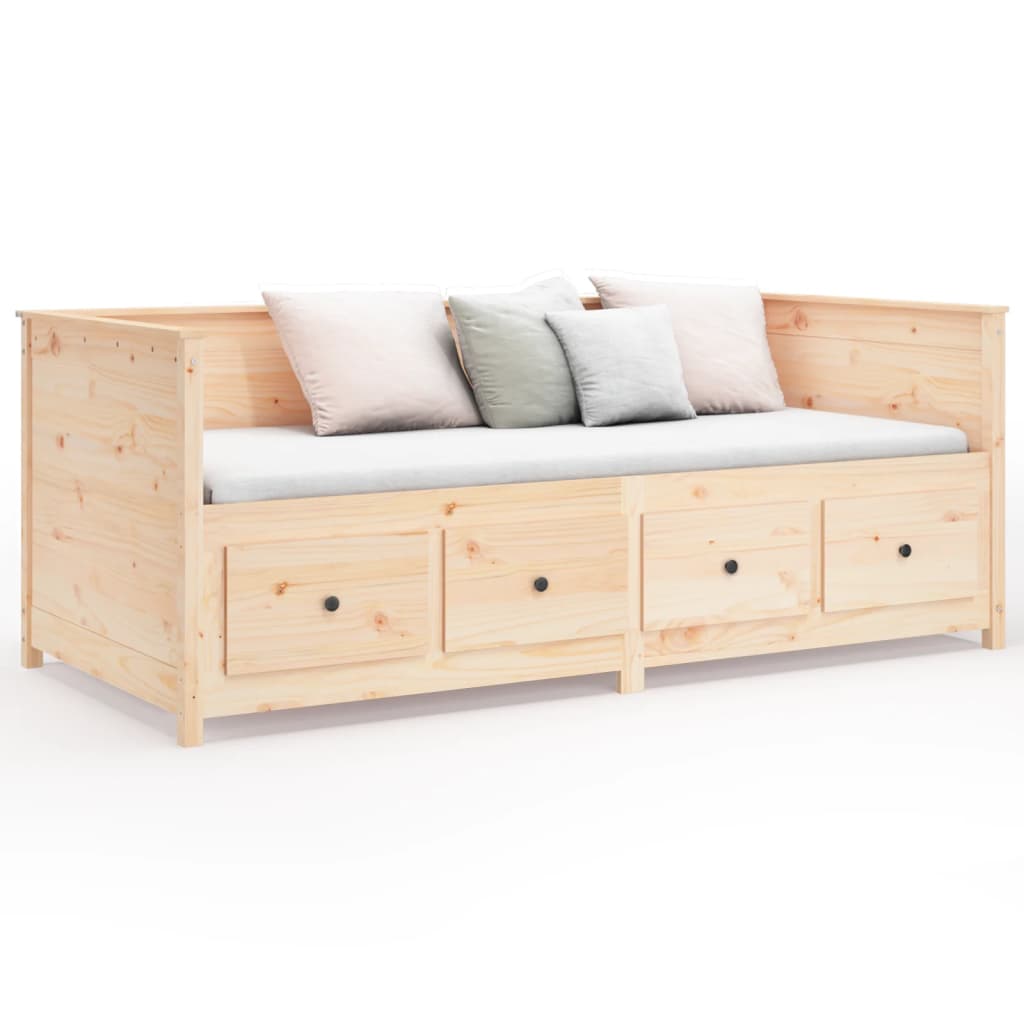 Dormeuse senza Materasso 75x190 cm in Legno Massello di Pino - homemem39