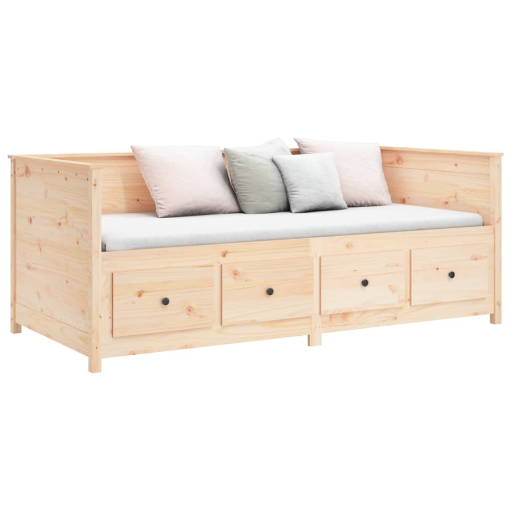 Dormeuse senza Materasso 75x190 cm in Legno Massello di Pino - homemem39