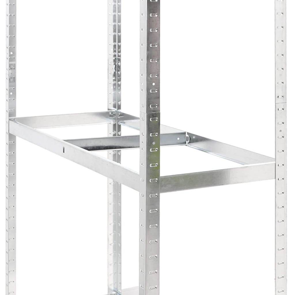 Portapneumatici a 2 Livelli Argento 110x40x180 cm in Acciaio - homemem39