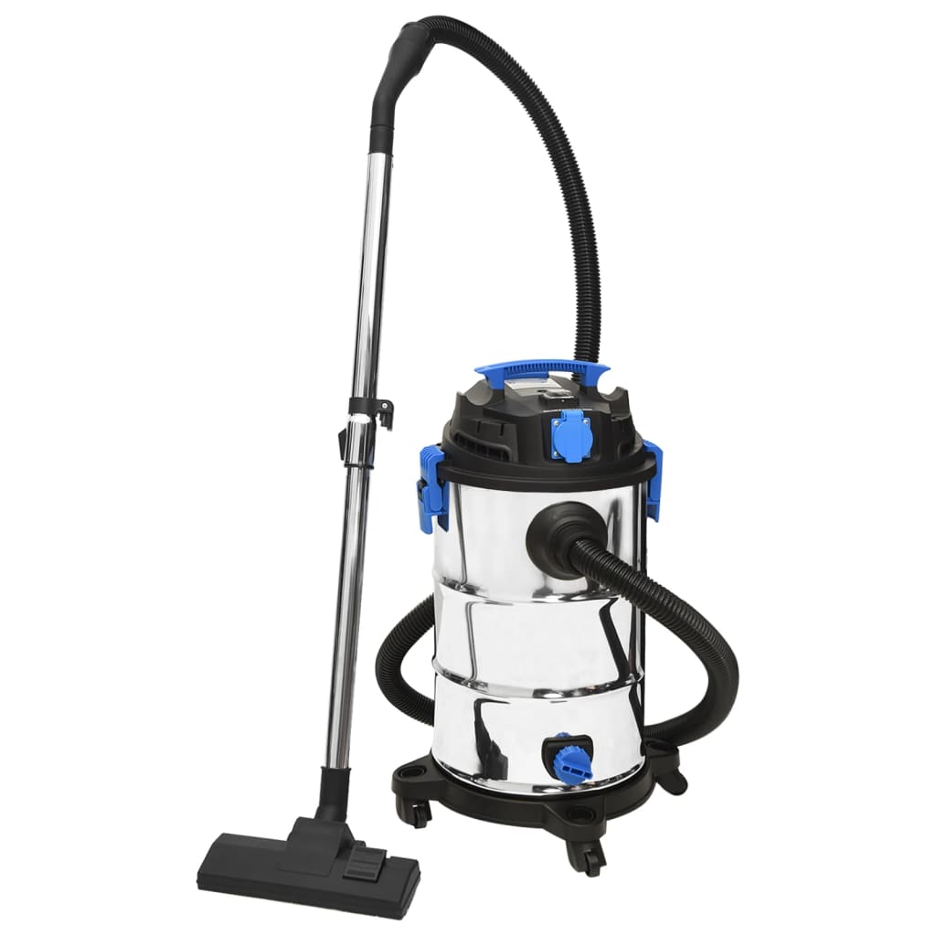 Aspirapolvere e Aspiraliquidi 1200 W 30 L Argento - homemem39