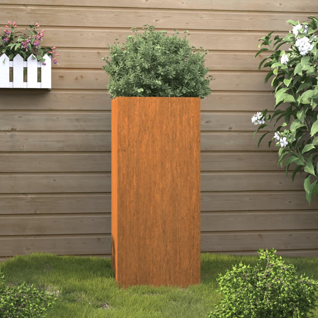 Fioriera 32x29x75 cm in Acciaio Corten - homemem39