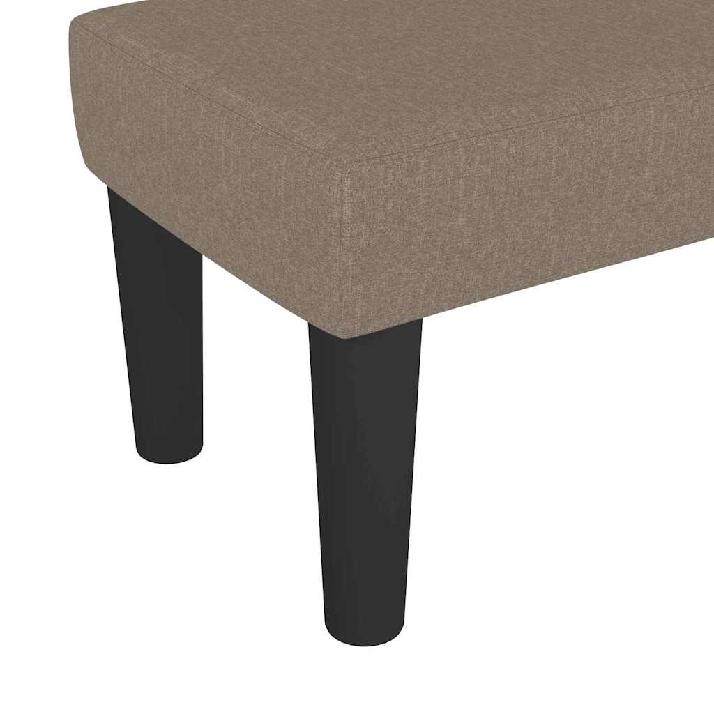 Panca Tortora 70x30x30 cm in Tessuto - homemem39