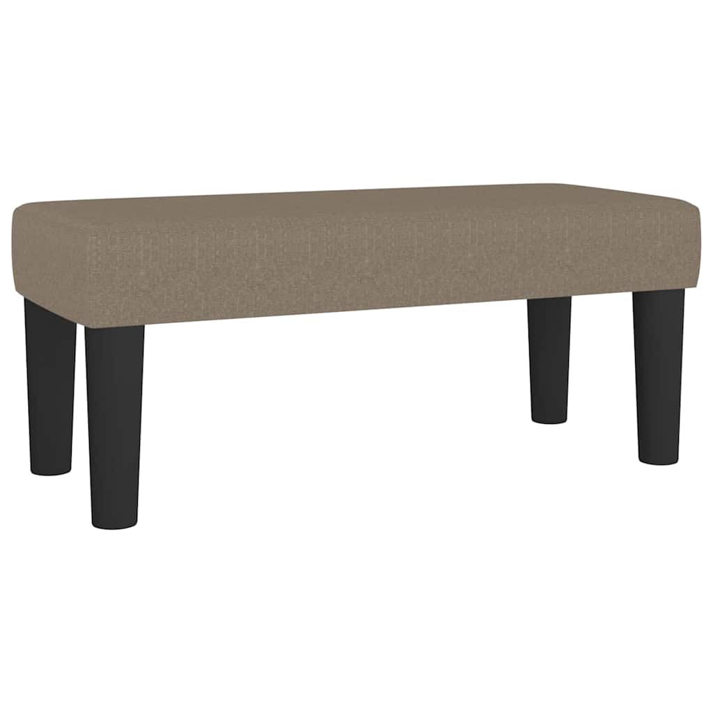 Panca Tortora 70x30x30 cm in Tessuto - homemem39