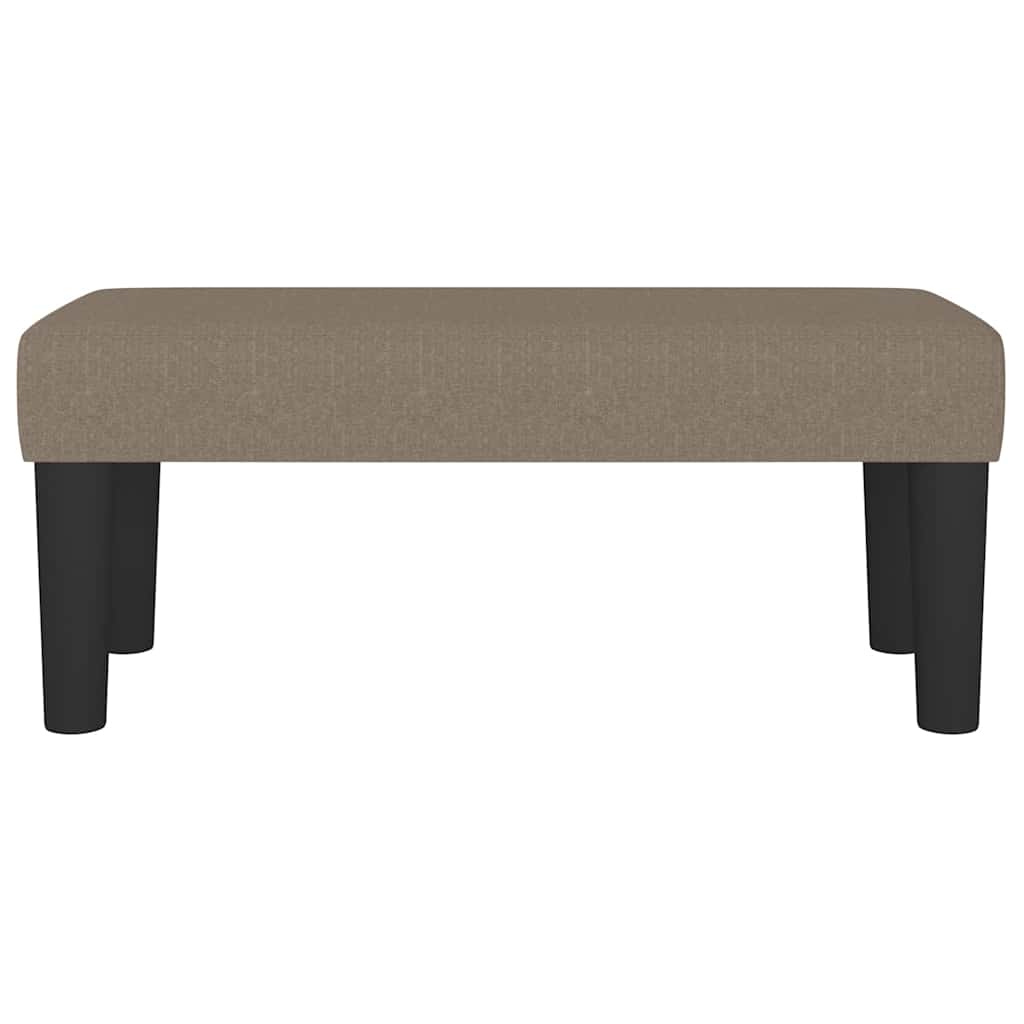 Panca Tortora 70x30x30 cm in Tessuto - homemem39