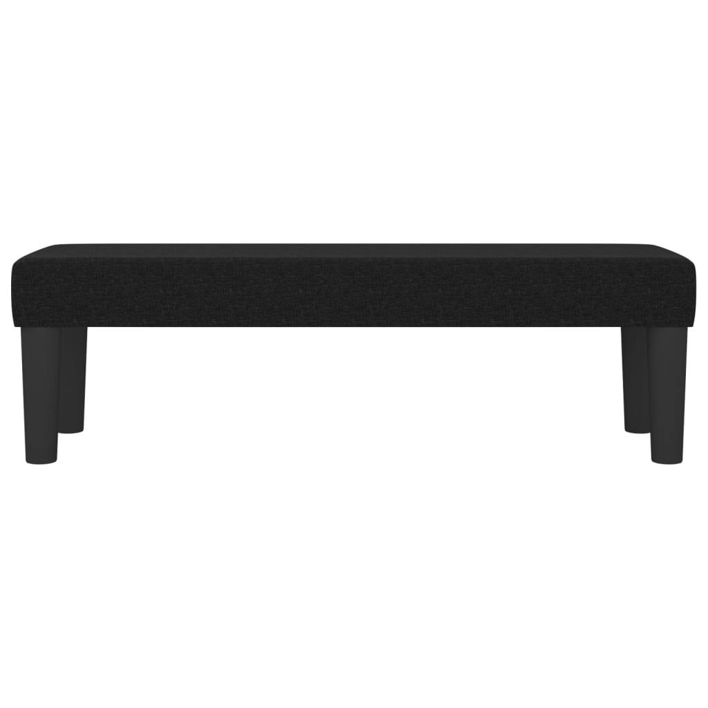 Panca Nera 100x30x30 cm in Tessuto - homemem39