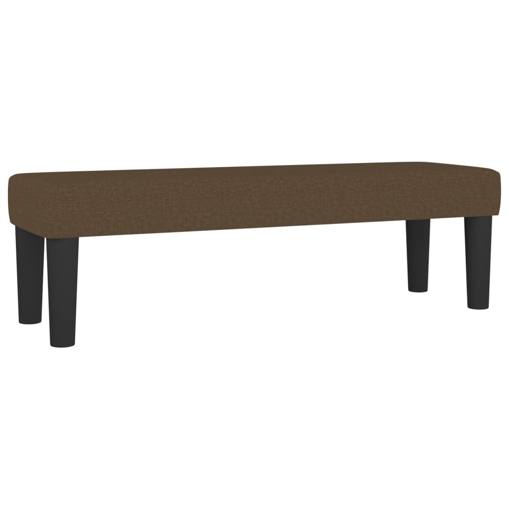 Panca Marrone Scuro 100x30x30 cm in Tessuto - homemem39