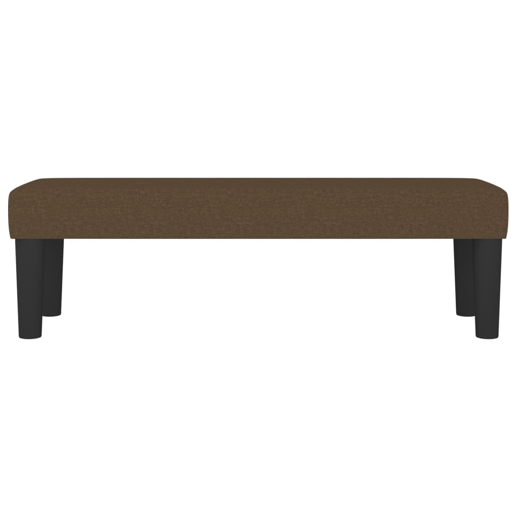 Panca Marrone Scuro 100x30x30 cm in Tessuto - homemem39