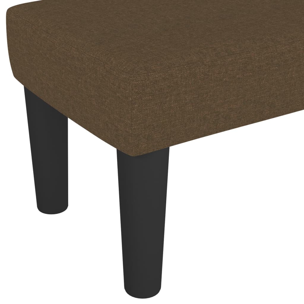 Panca Marrone Scuro 100x30x30 cm in Tessuto - homemem39