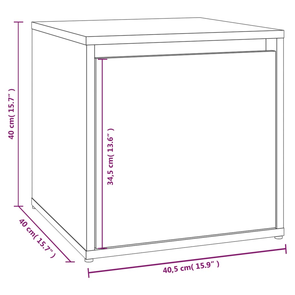 Set di Mobili da Corridoio Grigio Sonoma in Legno Multistrato | homemem39