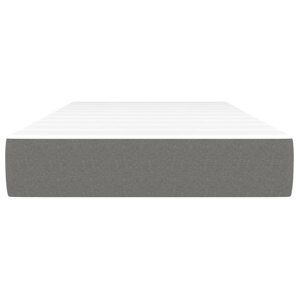 Materasso a Molle Insacchettate Grigio Scuro 90x190x20 cm - homemem39