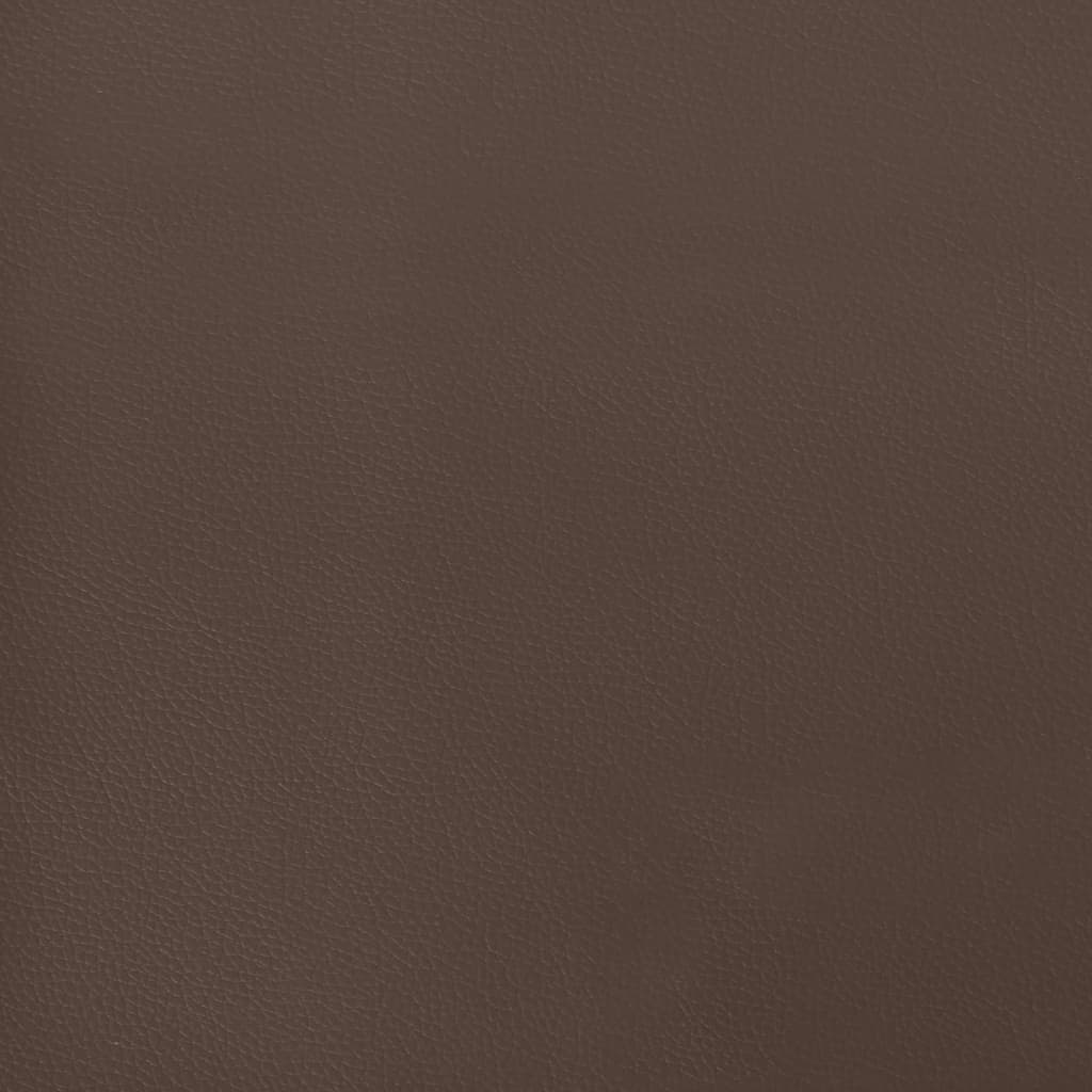 Materasso a Molle Marrone 90x200x20 cm in Similpelle - homemem39