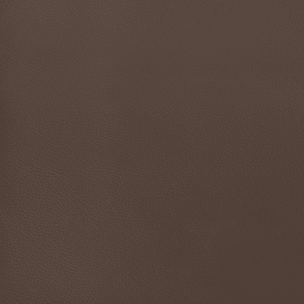 Materasso a Molle Marrone 100x200x20 cm in Similpelle - homemem39