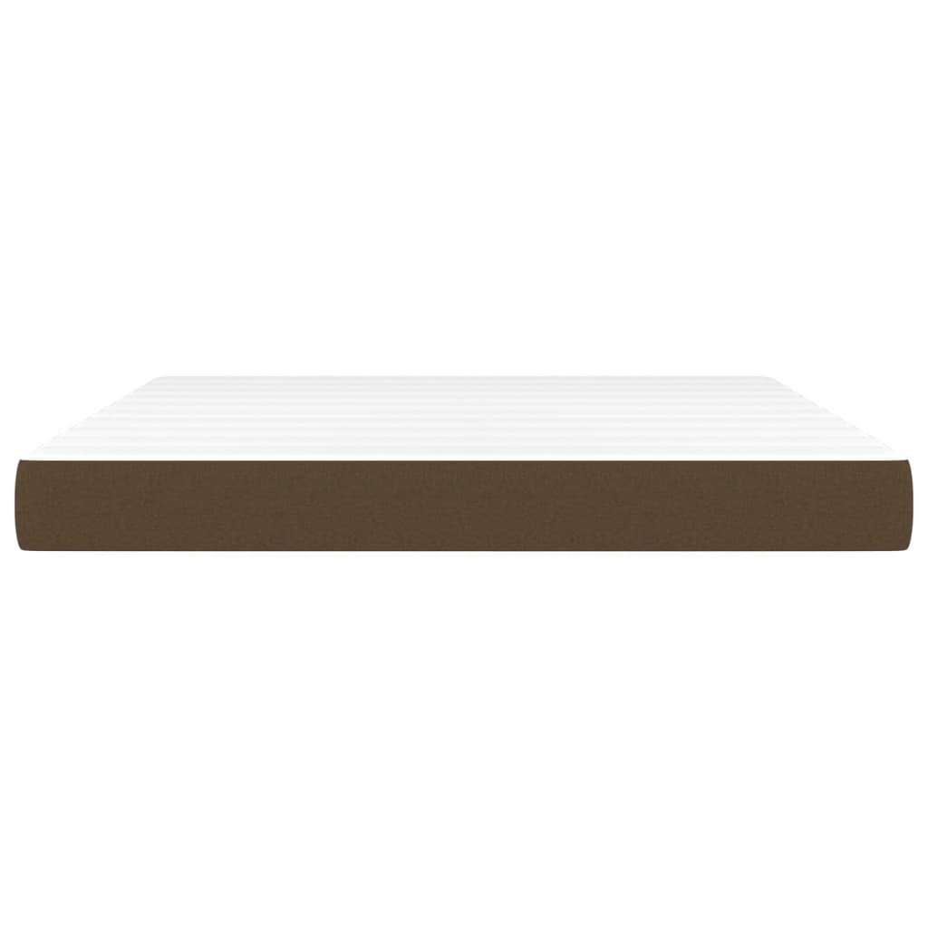 Materasso a Molle Insacchettate Marrone Scuro 180x200x20 cm - homemem39