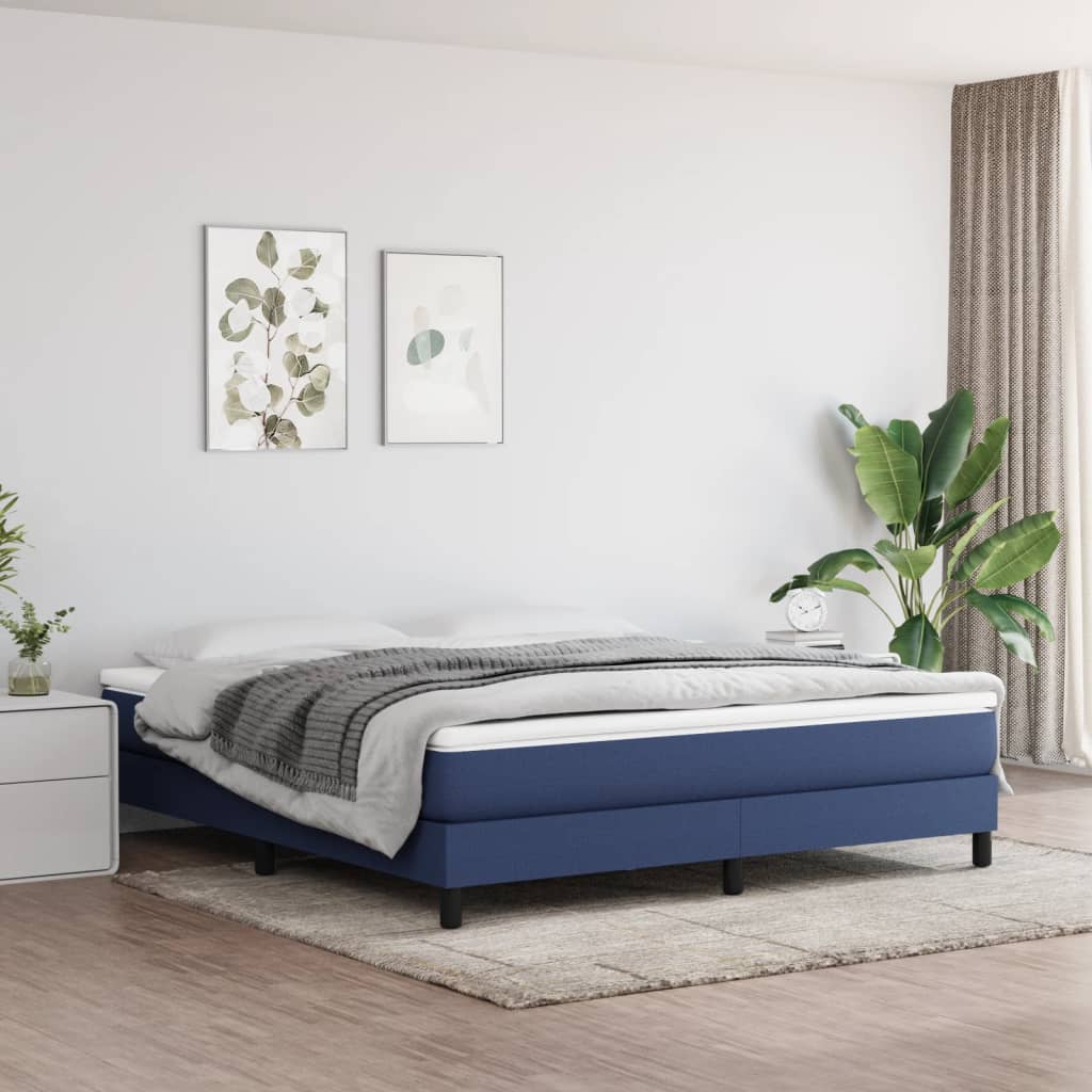 Materasso a Molle Insacchettate Blu 180x200x20 cm in Tessuto - homemem39