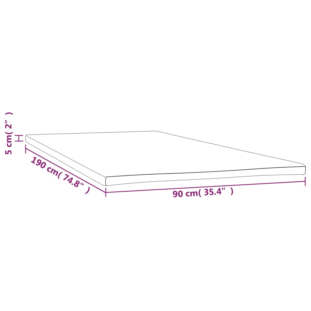 Coprimaterasso 90x190x5 cm | homemem39