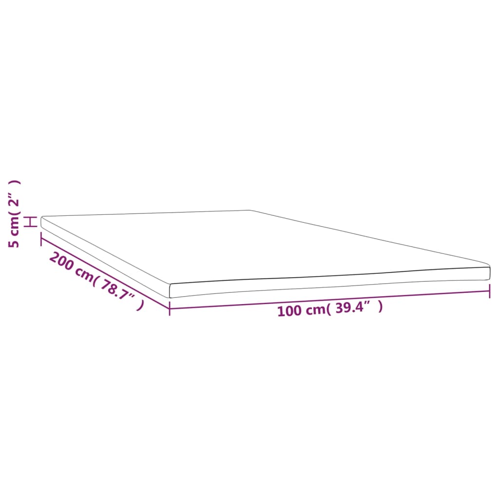 Coprimaterasso 100x200x5 cm | homemem39