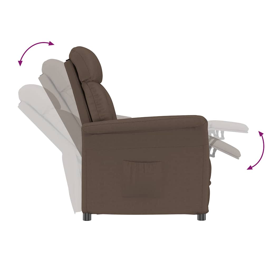 poltrona Marrone Microfibra | homemem39