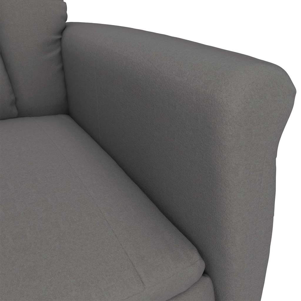 Poltrona reclinabile grigio scuro Grigio scuro