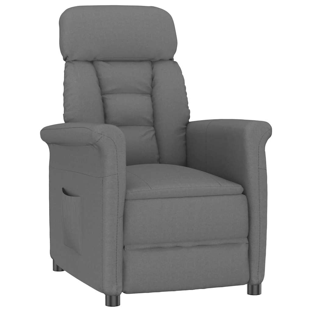 Poltrona reclinabile grigio scuro Grigio scuro