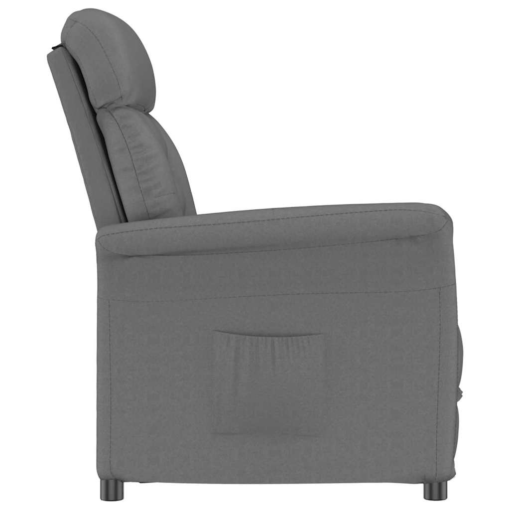 Poltrona reclinabile grigio scuro Grigio scuro