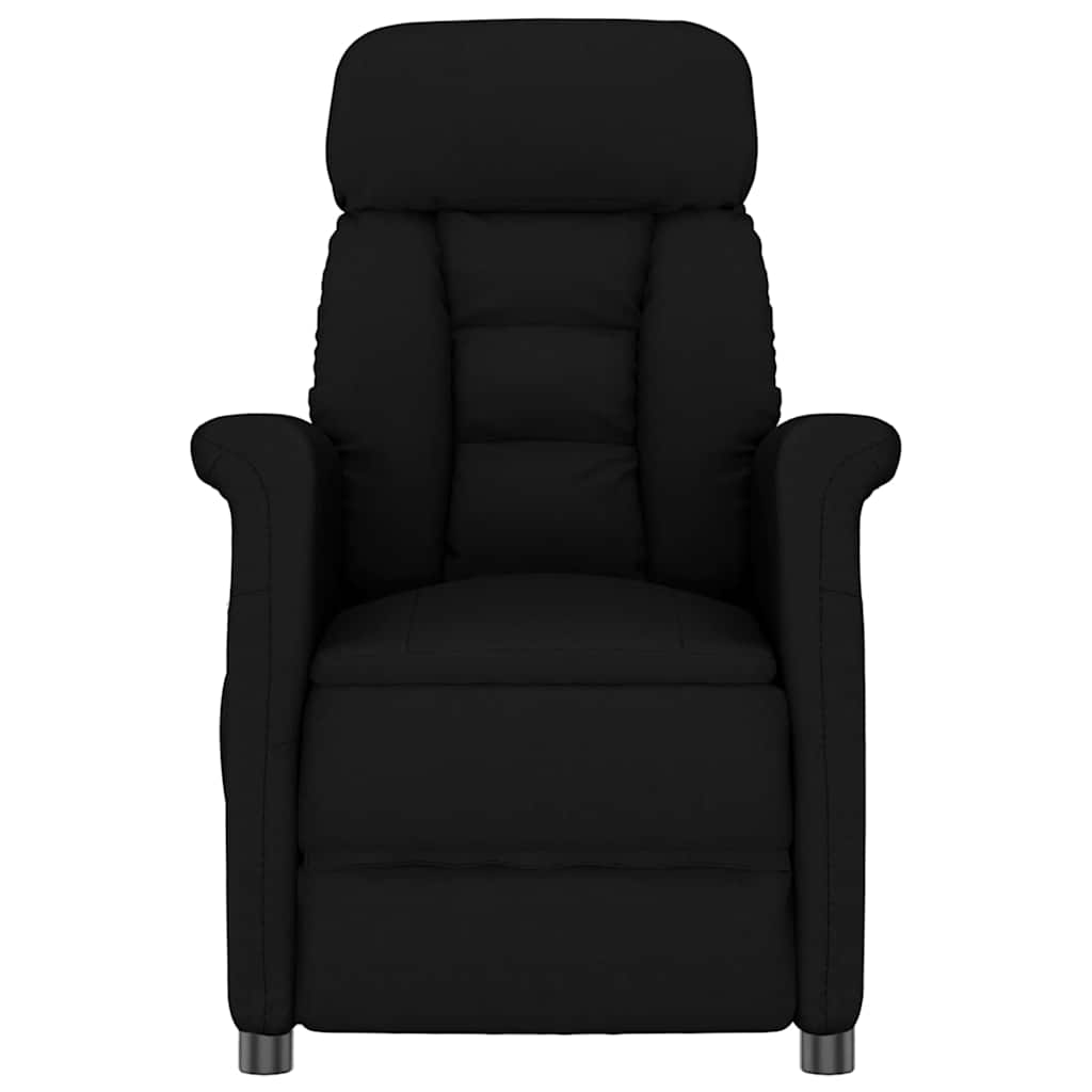 Poltrona Relax Nera Nero 70.5 x 96.5 x 95 cm Pelle sintetica