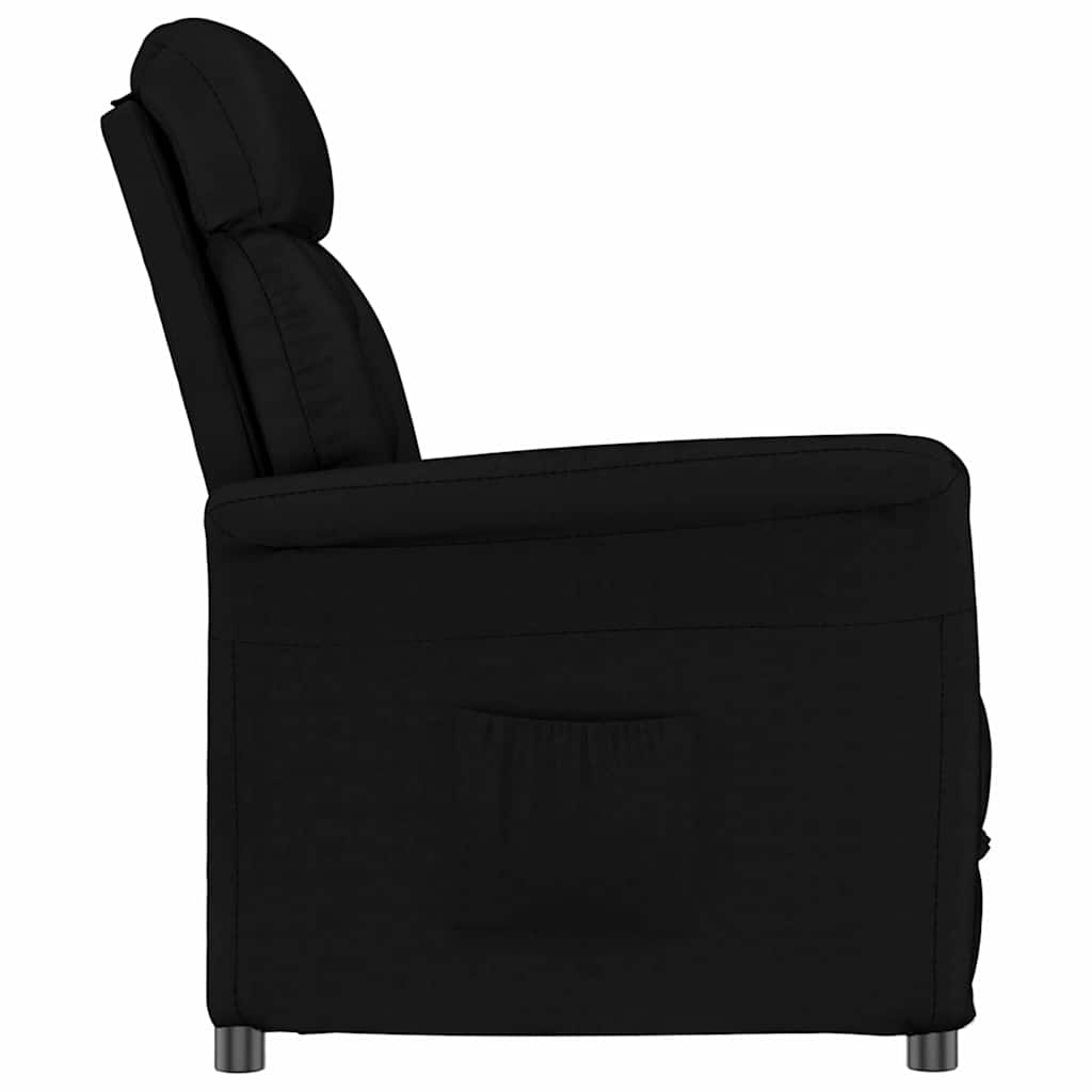 Poltrona Relax Nera Nero 70.5 x 96.5 x 95 cm Pelle sintetica