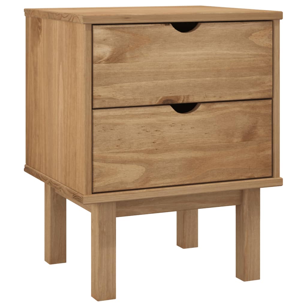 OTTA bedside table 45x39x57 cm in solid pine wood