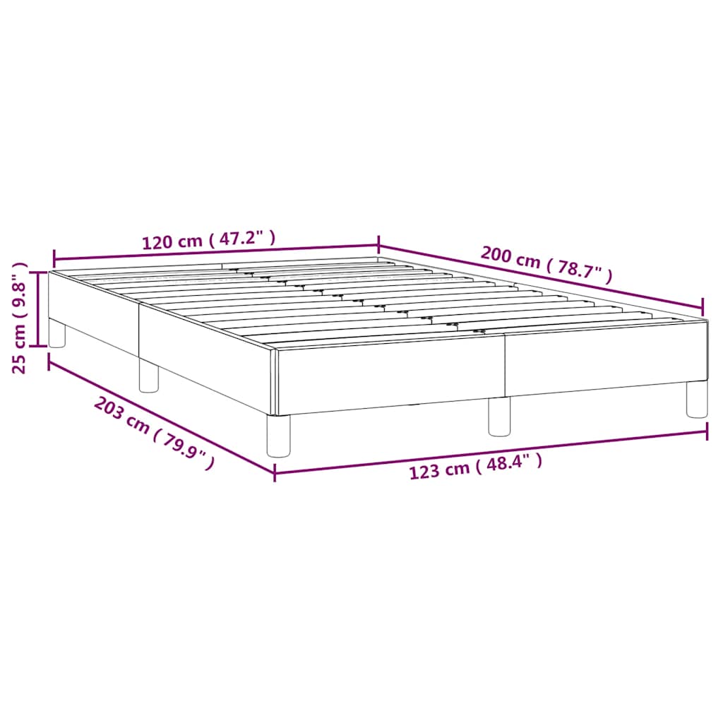 Giroletto senza Materasso Verde Scuro 120x200 cm in Velluto | homemem39