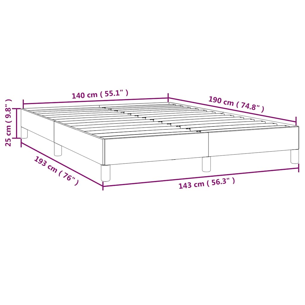 Giroletto senza Materasso Verde Scuro 140x190 cm in Velluto | homemem39