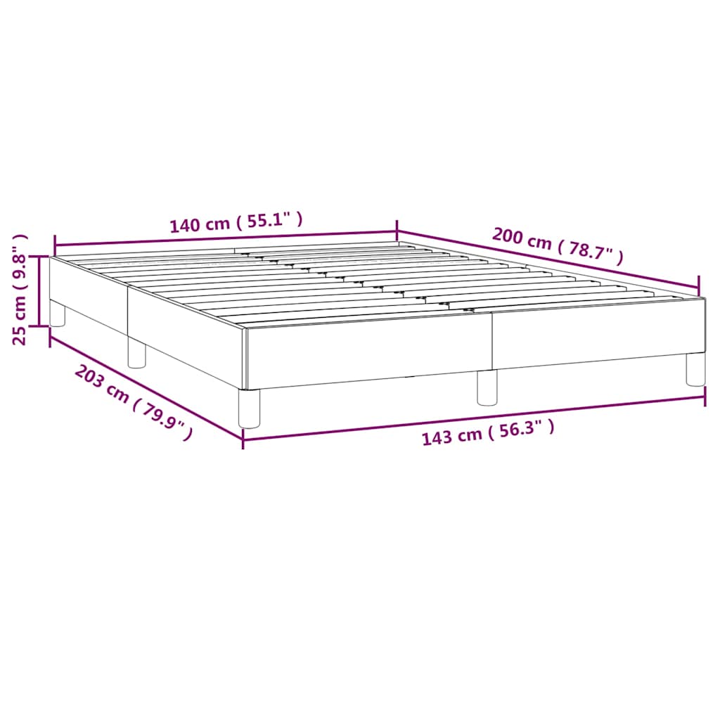 Giroletto senza Materasso Verde Scuro 140x200 cm in Velluto | homemem39