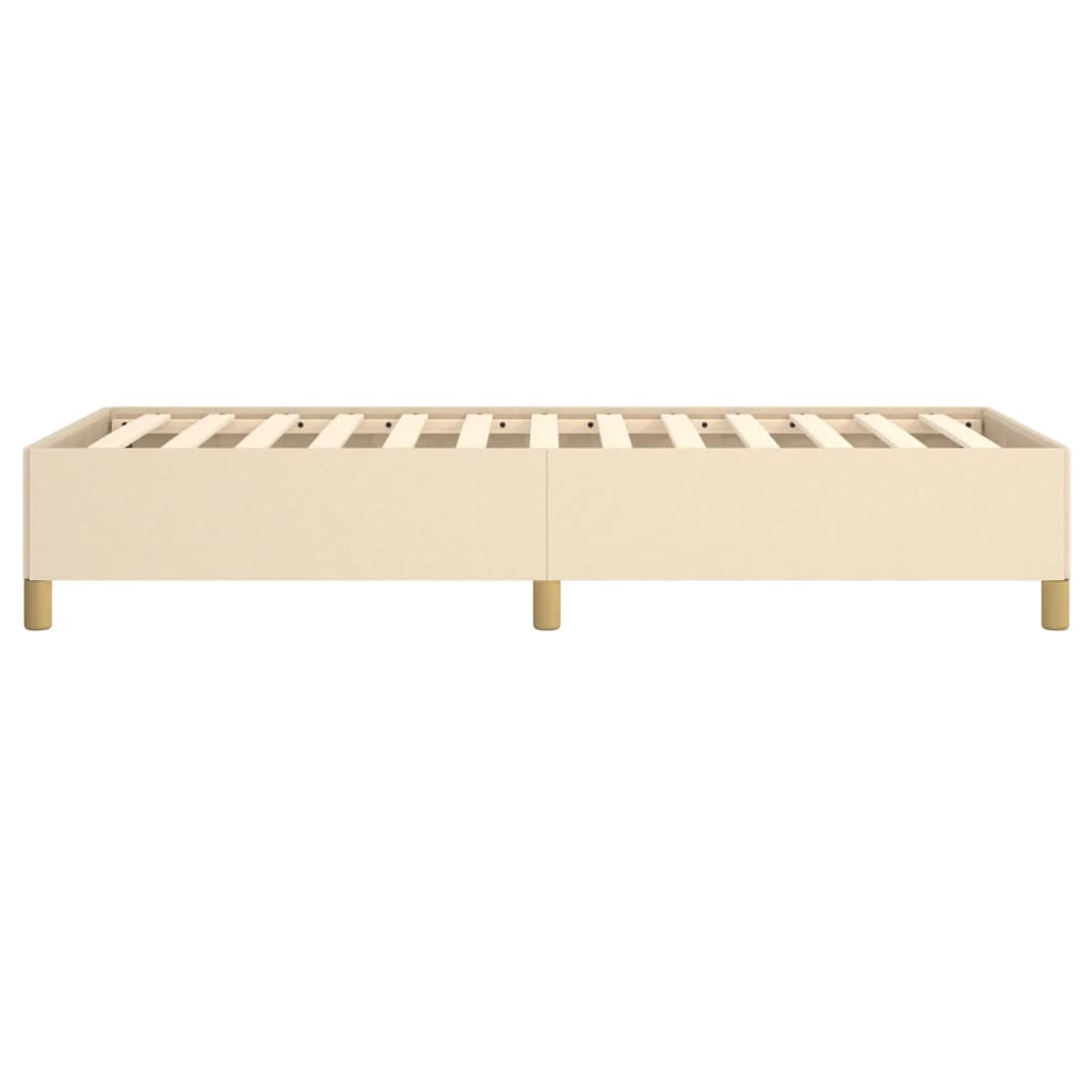 Giroletto senza Materasso Crema 90x200 cm in Tessuto