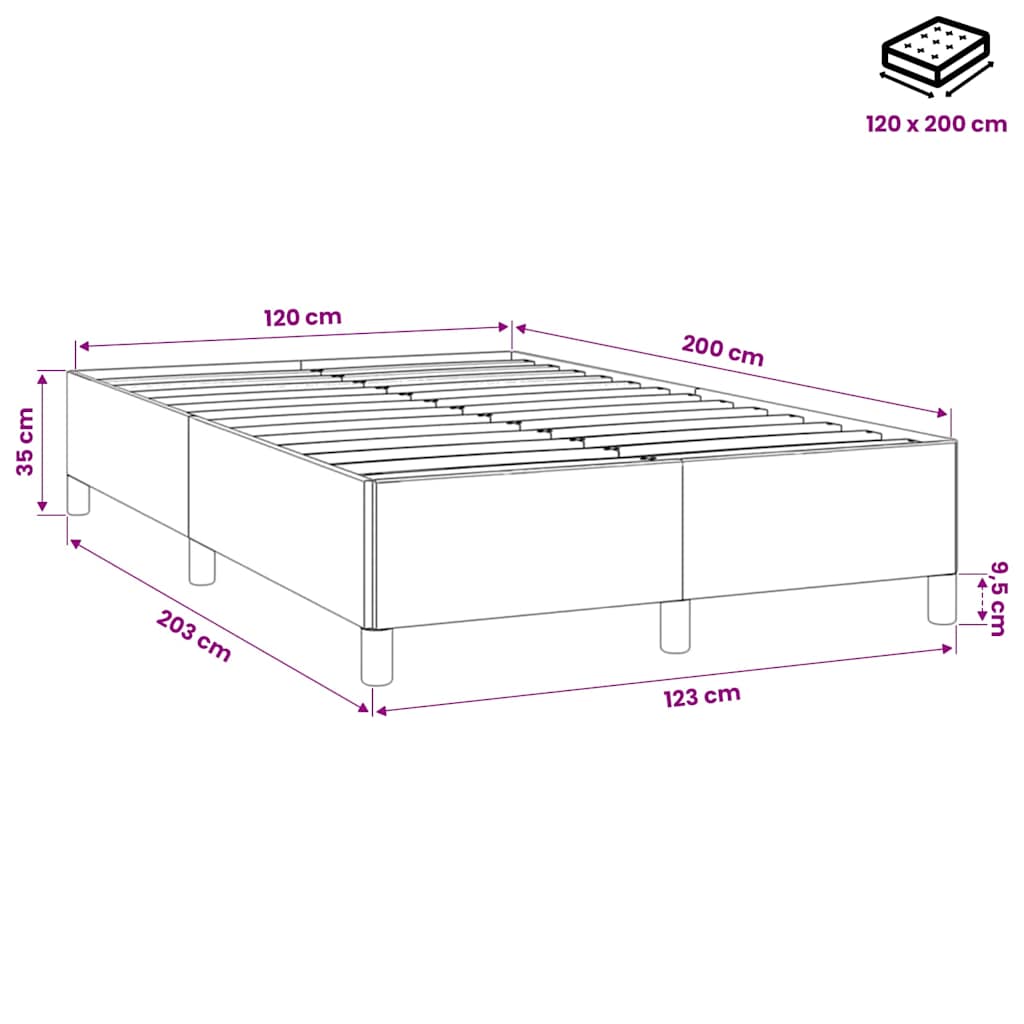 Giroletto senza Materasso Verde Scuro 120x200 cm in Velluto | homemem39