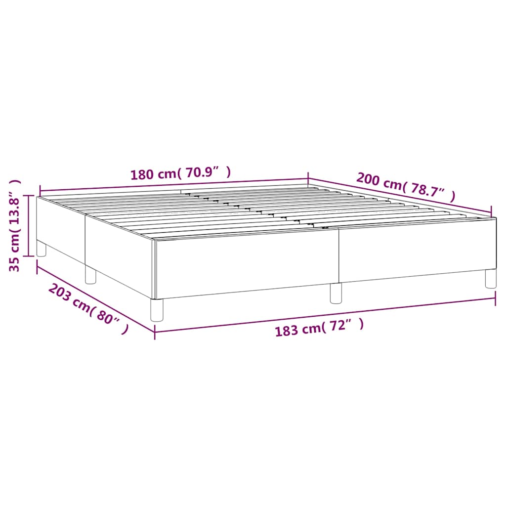 Giroletto senza Materasso Verde Scuro 180x200 cm in Velluto | homemem39