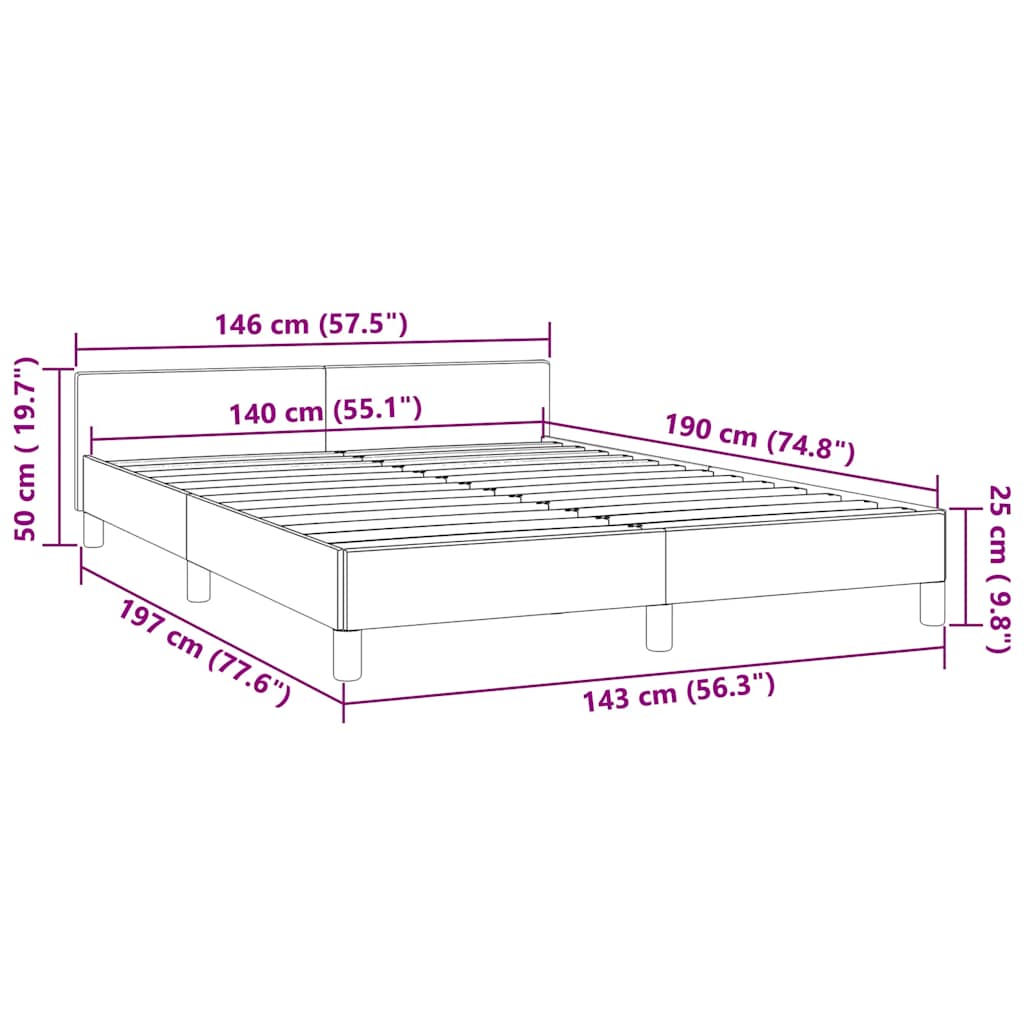 Giroletto senza Materasso Verde Scuro 140x190 cm in Velluto | homemem39