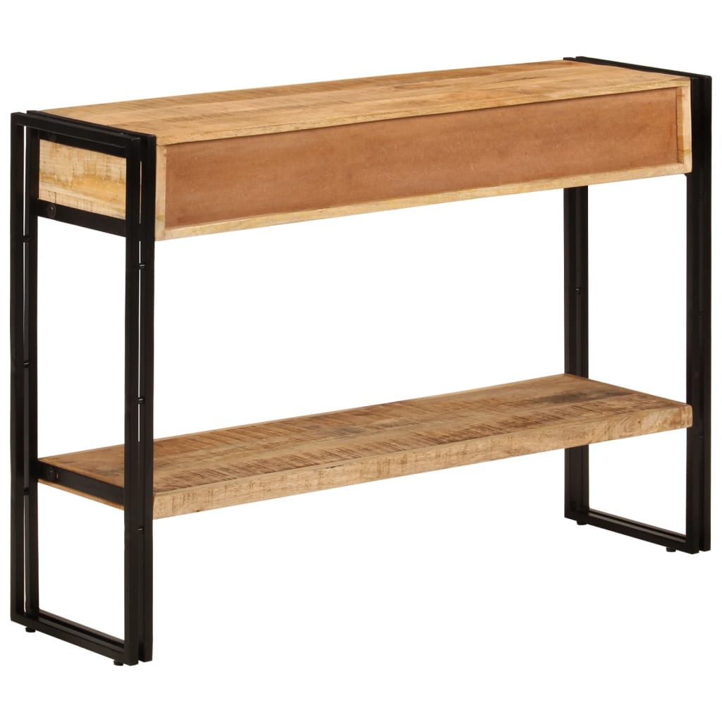 Tavolo Consolle 110x30x76 cm in Legno Massello di Mango - homemem39
