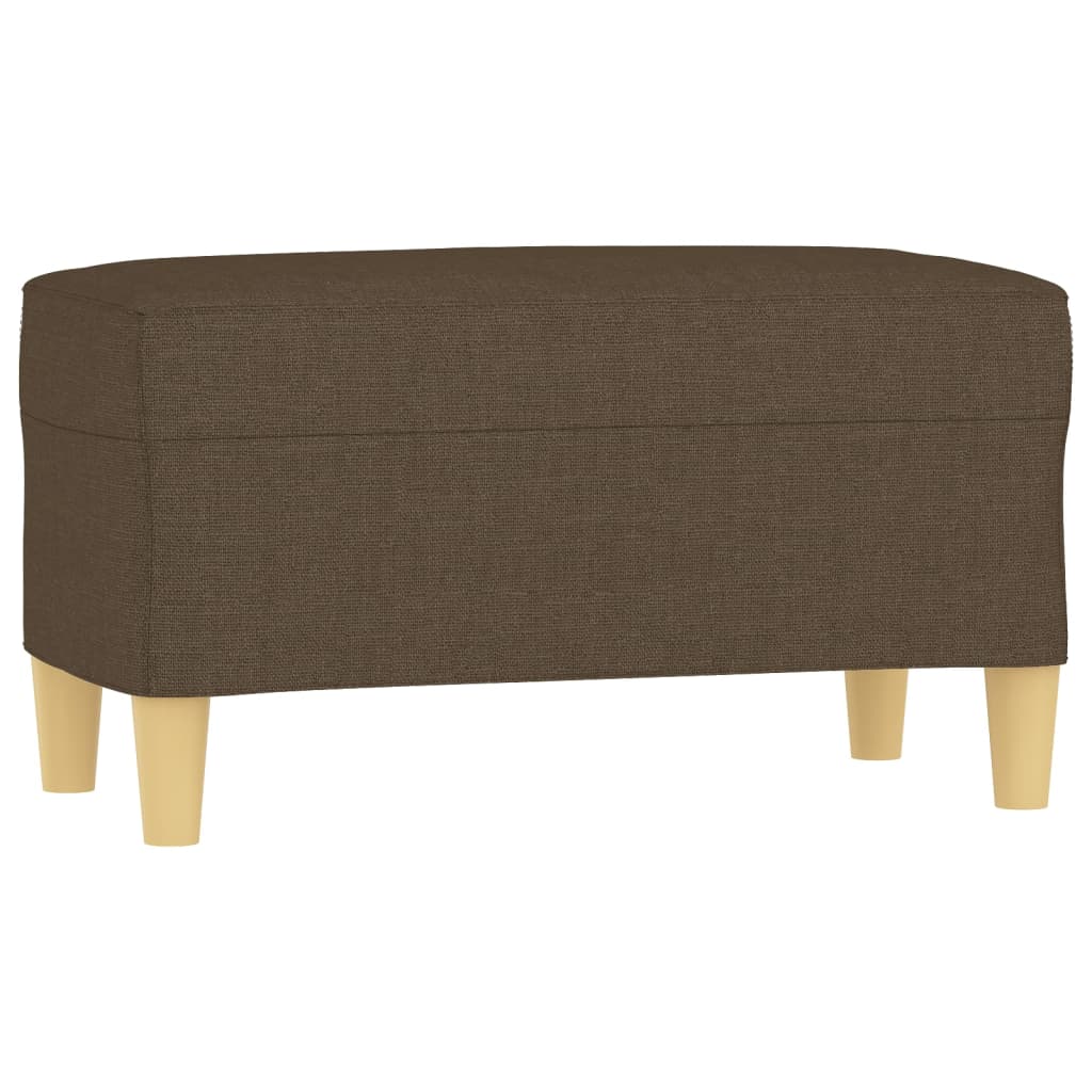 Panca Marrone 70x35x41 cm in Tessuto - homemem39