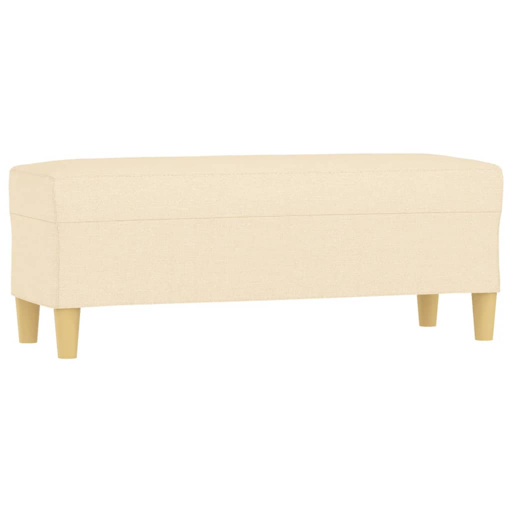 Panca Crema 100x35x41 cm in Tessuto - homemem39